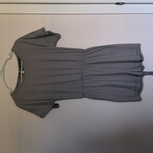 After Market Striped Short Romper Bodysuit Small - Picture 2 of 7